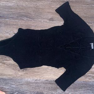 Black reformation body suit